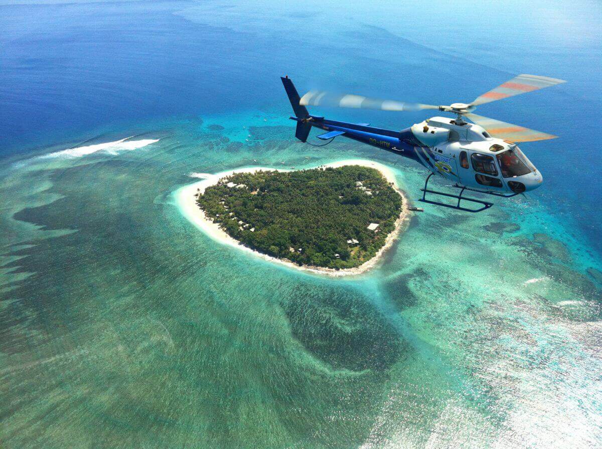 Denarau Taster 10 min Scenic Flight by Helicopter (Heli-Tours)